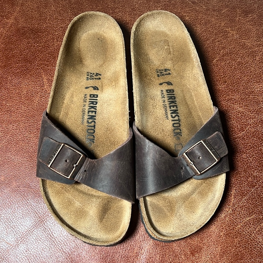 BIRKENSTOCK MADRID SANDALS, WOMEN’S SIZE 10-10.5